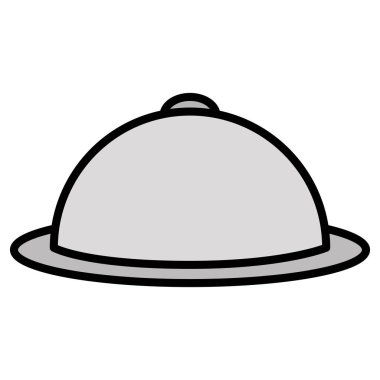 tepsi sunucu izole kutsal kişilerin resmi