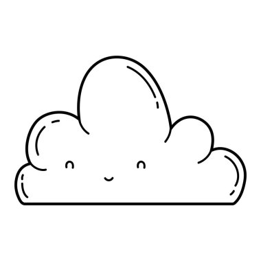 şirin bulut kawaii karakter