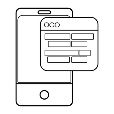 Teknoloji bilgisayar pencere çizgi film