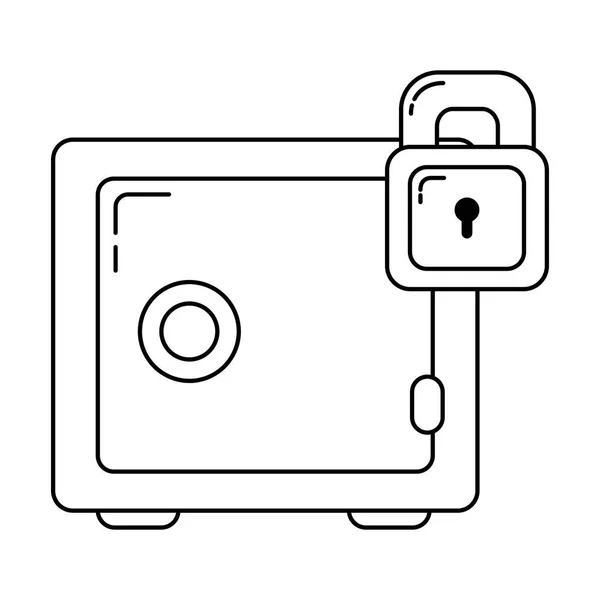 Sistema de seguridad de dibujos animados — Vector de stock