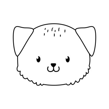 sevimli köpek ormanlık karakter