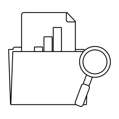 İş ofis ve pazarlama siyah beyaz