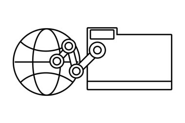 teknoloji bilgi işlem destek çizgi film