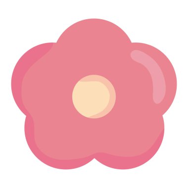 güzel çiçek dekoratif simgesi