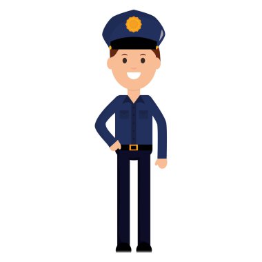 Polis memuru avatar karakter