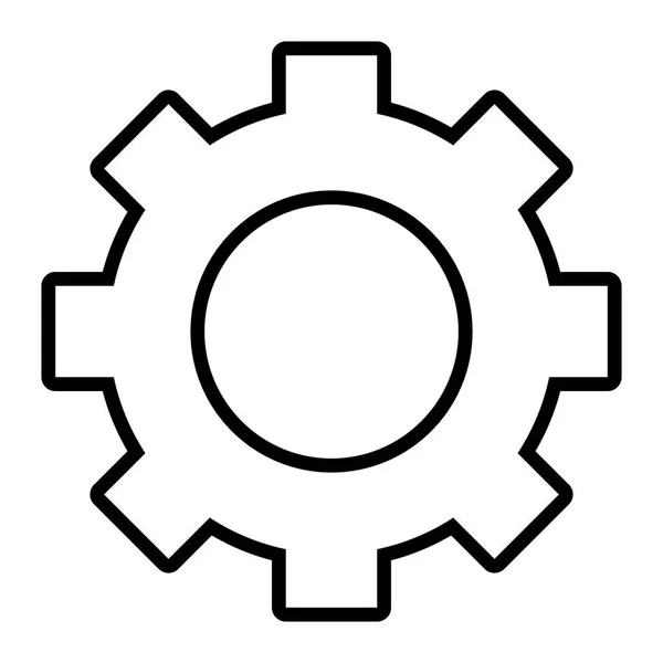 Podpora gear kreslený — Stockový vektor