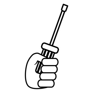 tornavida aracıyla el