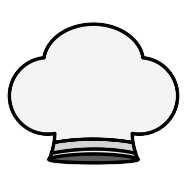 şef şapka üniforması simgesi