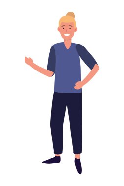 Man avatar çizgi film karakteri