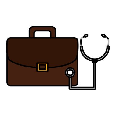 Portföy ile tıbbi stetoskop