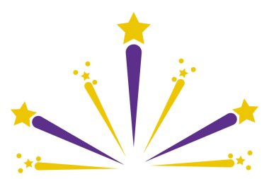 parlak havai fişek çizgi film