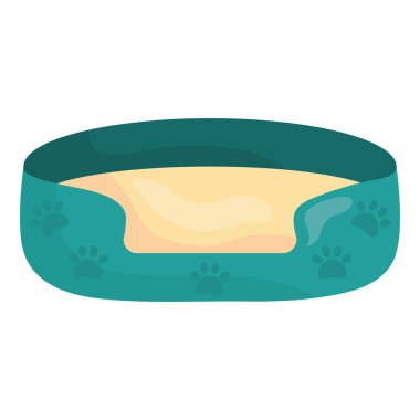 Pet yatak ile pençeleri baskı