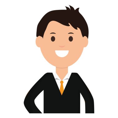 genç işadamı avatar karakter