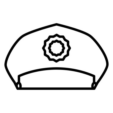 Polis şapka üniforma simgesi