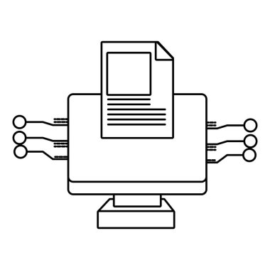 teknoloji bilgi işlem çizgi film