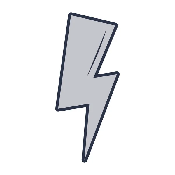 雷エネルギー漫画 — ストックベクタ