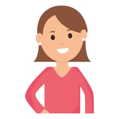 genç kadın avatar karakter