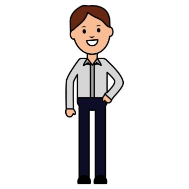 genç işadamı avatar karakter