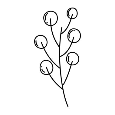 Yapraklı ağaç dalı.