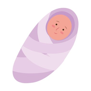 battaniye sarılı bebek