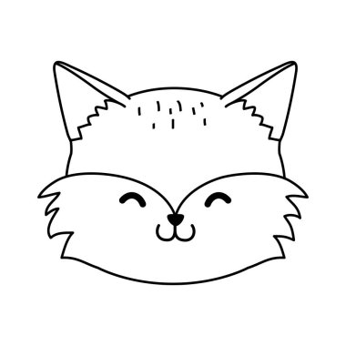 sevimli tilki ormanlık karakter