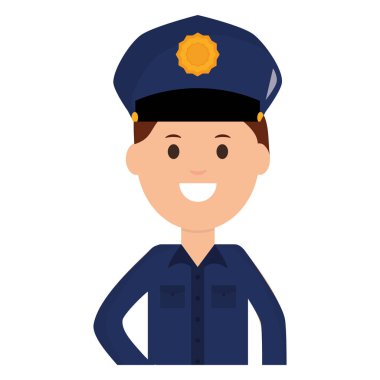 Polis memuru avatar karakter