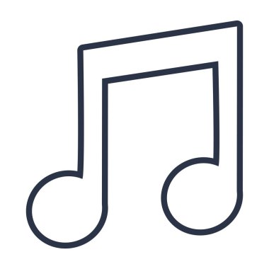 müzik simgesini çizgi film