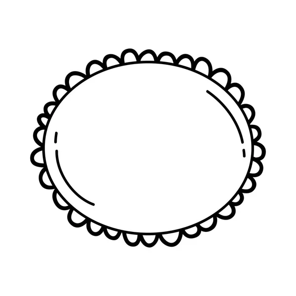 Icône dessinée de tournesol mignon — Image vectorielle