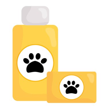 Pet şampuan şişesi ve sabun