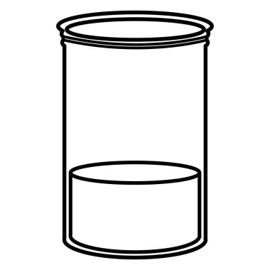 sıvı ile Mason kavanoz cam