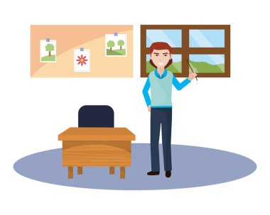 okul adam öğretmen çizgi film