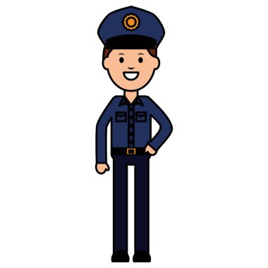 Polis memuru avatar karakter