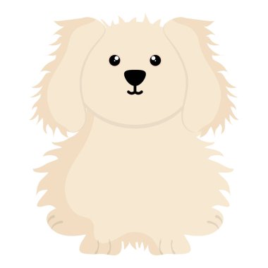 Sevimli köpek evcil hayvan karakteri