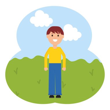 alan karakter genç adam