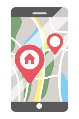 teknoloji smartphone çizgi film