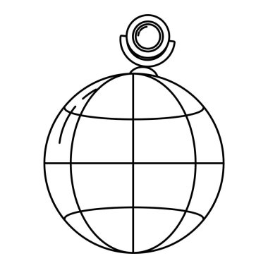 Güvenlik sistemi çizgi film