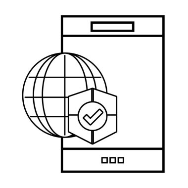 teknoloji smartphone çizgi film