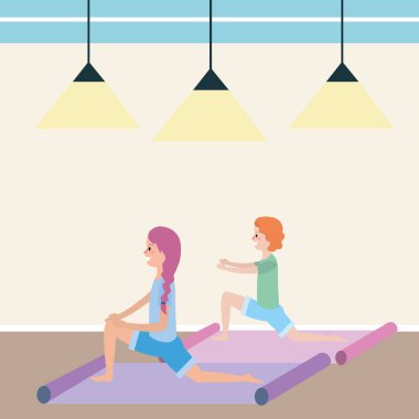 Kadınlar Yoga uygulamak uygun