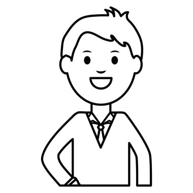 genç adam avatar karakter