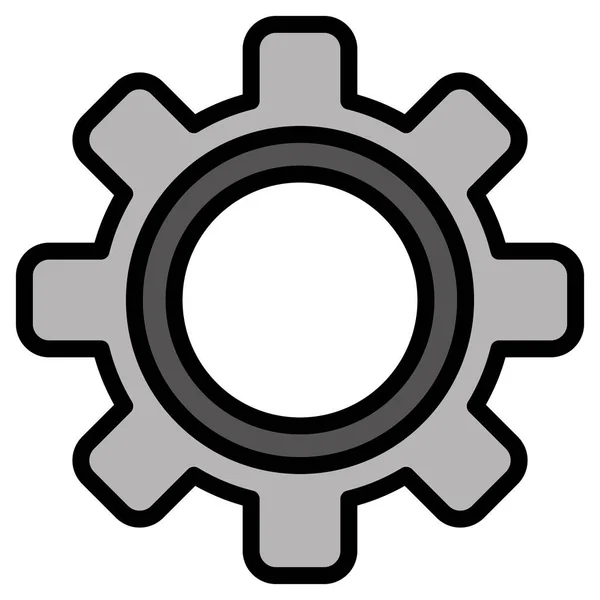 Configuração de engrenagem ícone isolado —  Vetores de Stock