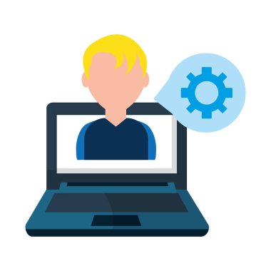 teknoloji bilgi işlem destek çizgi film