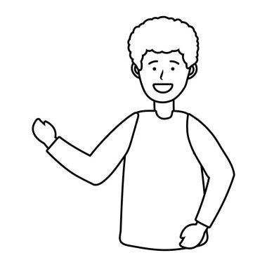 Çocuk oğlan portre siyah beyaz