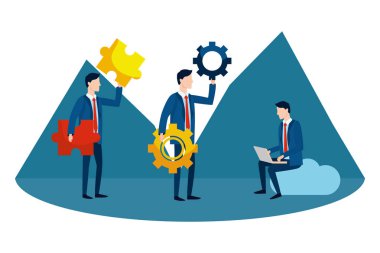 başarılı işadamları avatar çizgi film