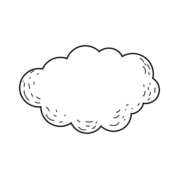 Γλυκό παραμύθι σύννεφο εικονίδιο — Διανυσματικό Αρχείο