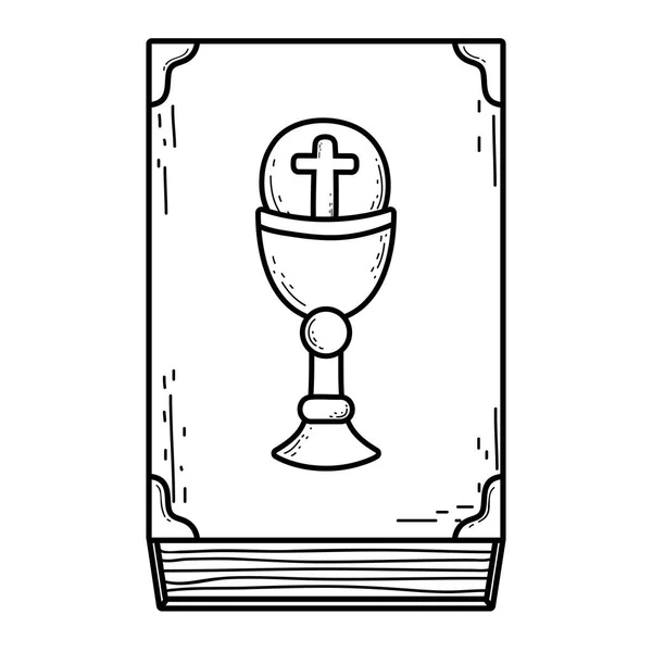 Icono del libro de la Biblia — Vector de stock