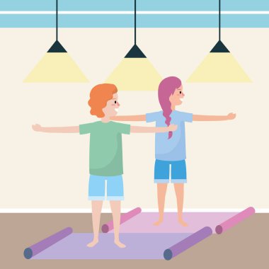 Kadınlar Yoga uygulamak uygun