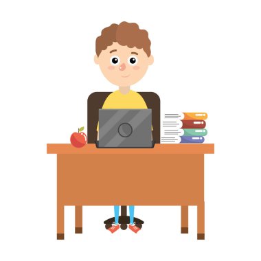 İlköğretim Okulu çizgi film