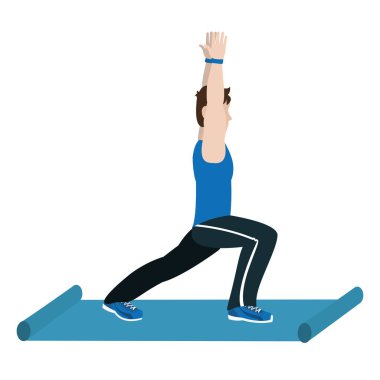 egzersiz yapan erkek uygun