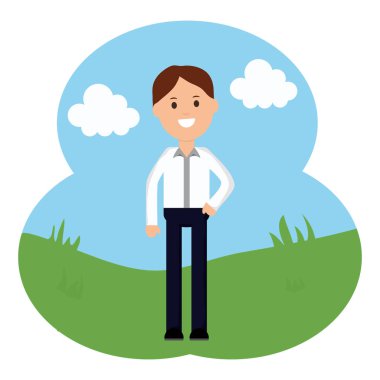 alan karakter genç adam