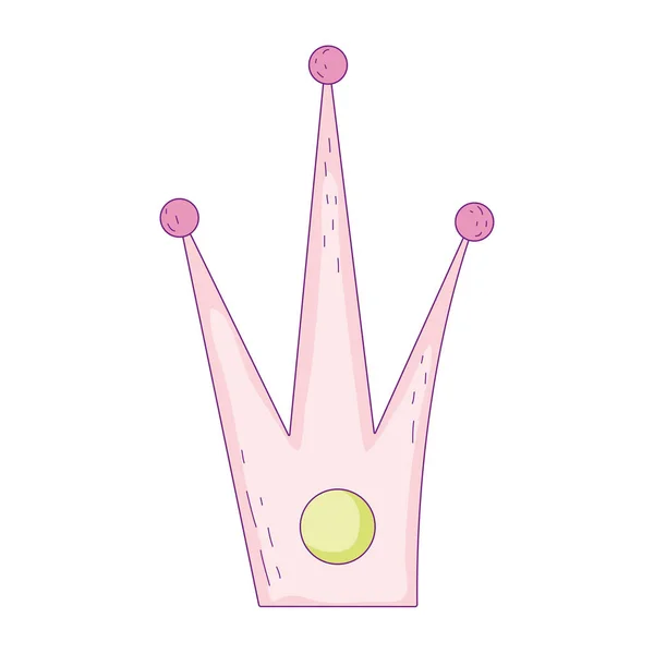 皇后皇冠流行艺术风格 — 图库矢量图片